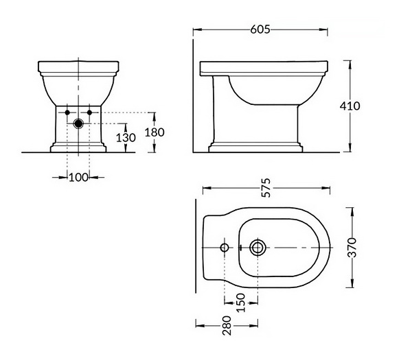 биде KERAMA MARAZZI POMPEI